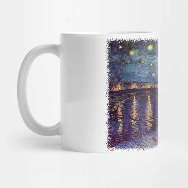 Starry Night Over the Rhone by Vincent van Gogh by MasterpieceCafe